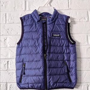 Patagonia purple kids vest